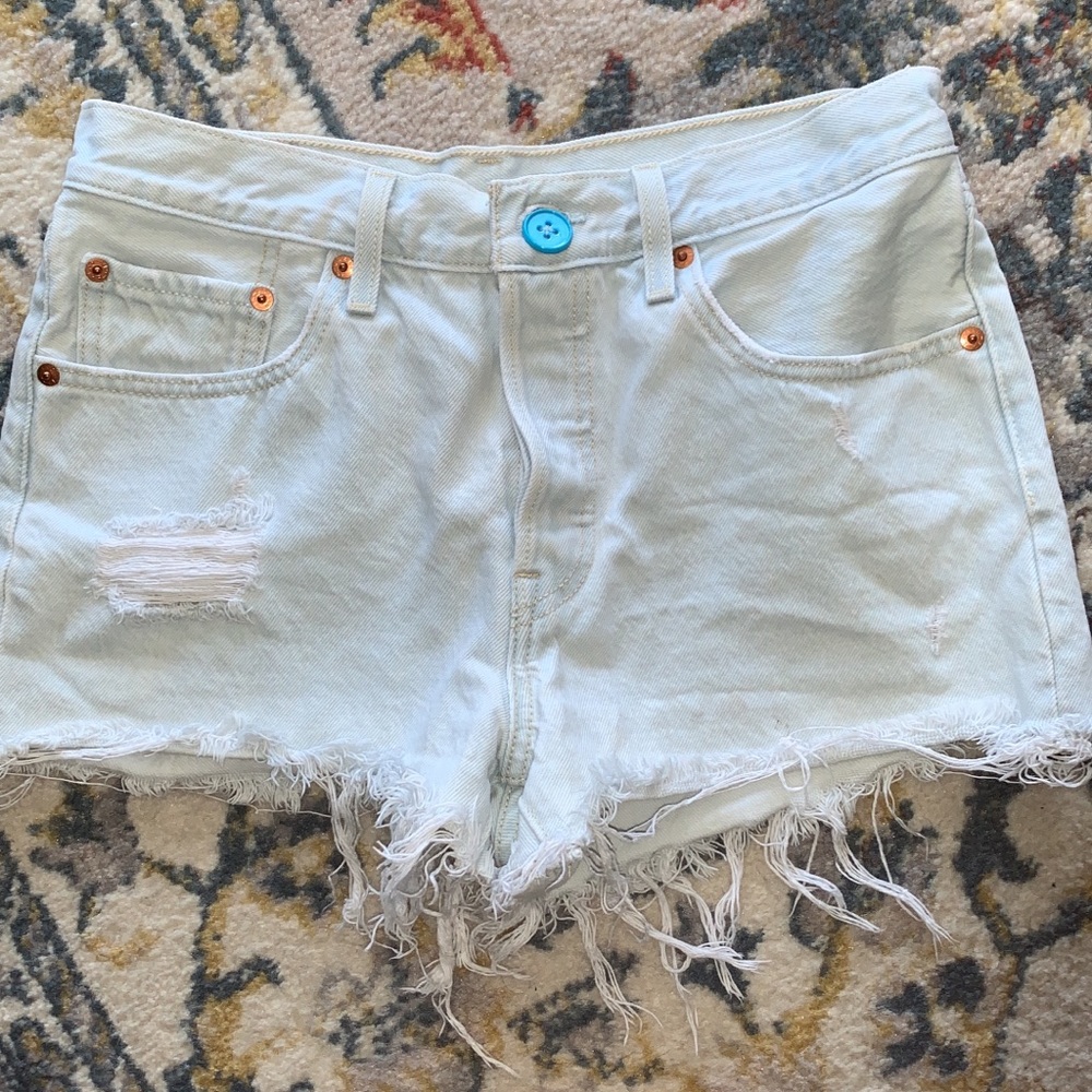 Levi’s blue Jean shorts